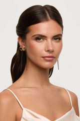 Herringbone Bow Earrings