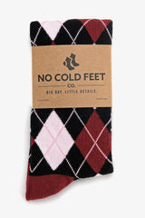 Argyle Groomsmen Socks By No Cold Feet Socks