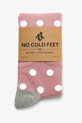 Polka Dot Groomsmen Socks By No Cold Feet Socks