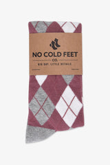 Argyle Groomsmen Socks By No Cold Feet Socks