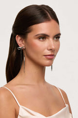 Herringbone Bow Earrings